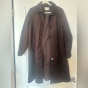 H&M Dark Brown Car Coat